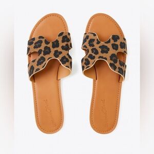 Universal Thread Brown Leopard Sandals